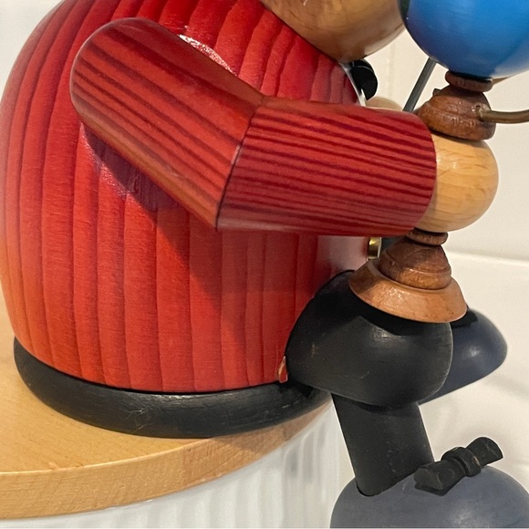 German Incense Smoker KWO Professor Handmade Wood 6" Never Used - Picture 4 of 4